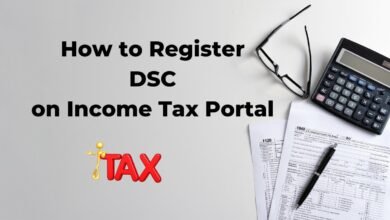 How to register dsc on income tax portal
